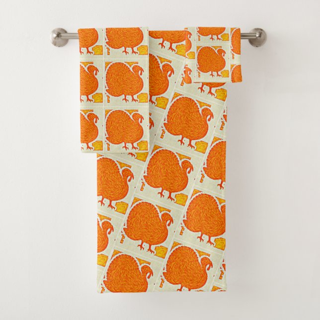 Impressionist Art Turkey Hand Towel (Insitu)