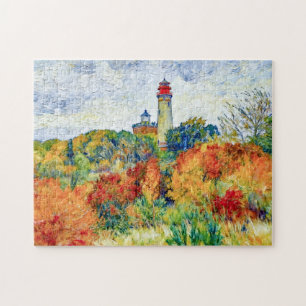 Impressionist Autumn Scene at Kap Arkona Lighthous Jigsaw Puzzle