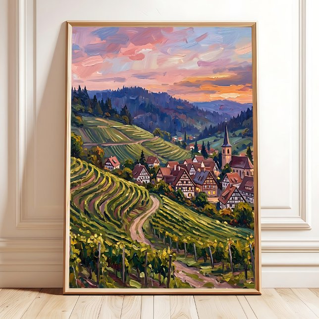 Impressionist Black Forest Wall Art Print (Creator Uploaded)