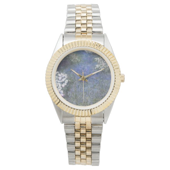 Impressionist Blue Forest Path Watch (Front)