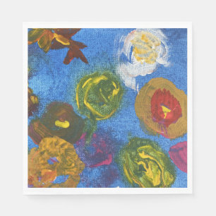 Impressionist Bunch of Flowers Napkin