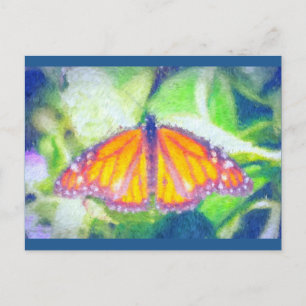 Impressionist Butterfly Postcard