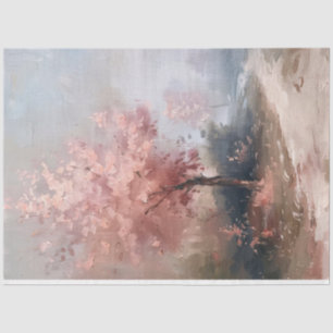 Impressionist Cherry Blossom Tree Decoupage Tissue Paper