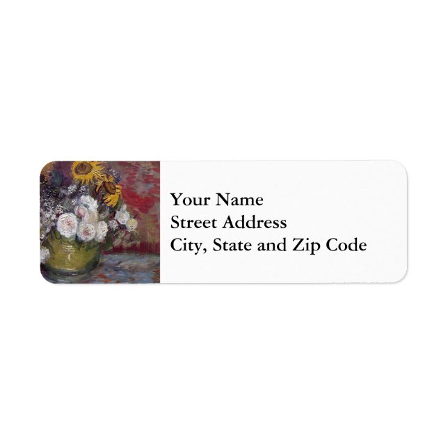 Impressionist Floral Still Life - Vincent van Gogh (Front)