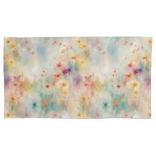 Impressionist Flower Meadow King Pillow Case