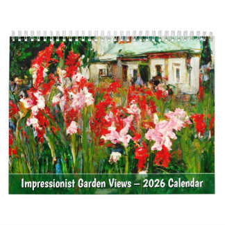 Impressionist Garden Views – 2026 Calendar
