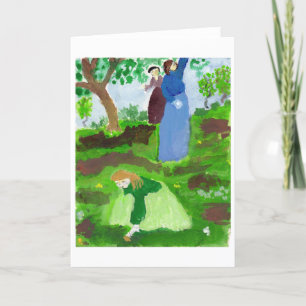 Impressionist homage note card