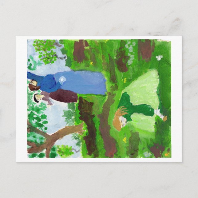 Impressionist homage postcard (Front)