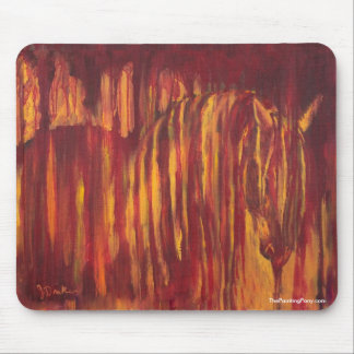 Impressionist Horse Painting Mouse Mat