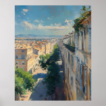 Impressionist image of Mompellier around 1906