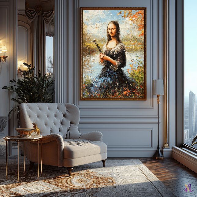 Impressionist Inspired Mona Lisa Poster (Creator Uploaded)