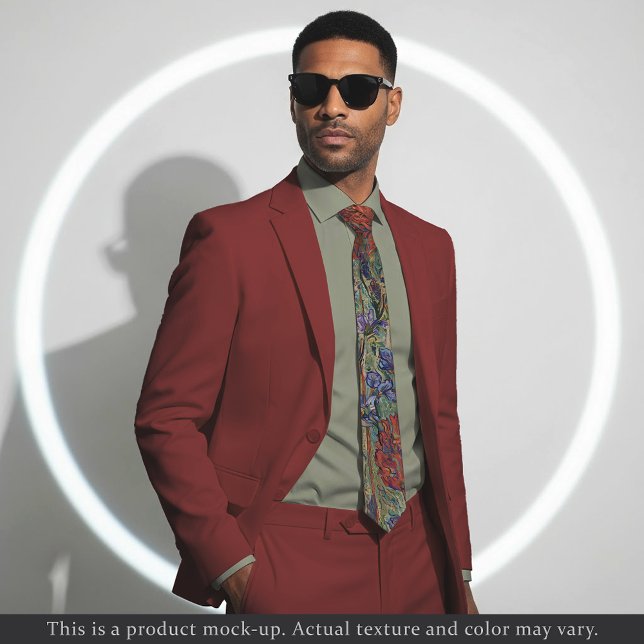 Impressionist Iris Garden Necktie (Creator Uploaded)