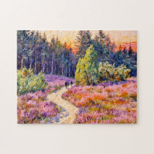 Impressionist Landscape of the Lueneburg Heath at Jigsaw Puzzle