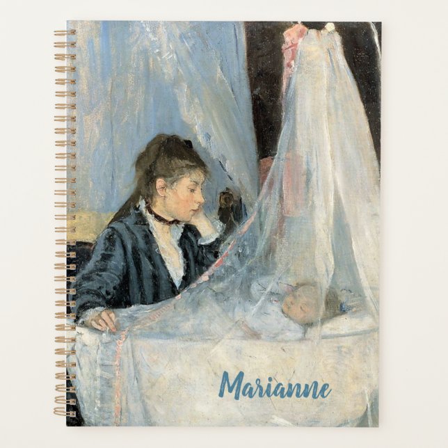 Impressionist Mother Watching Child Sleep Planner (Front)