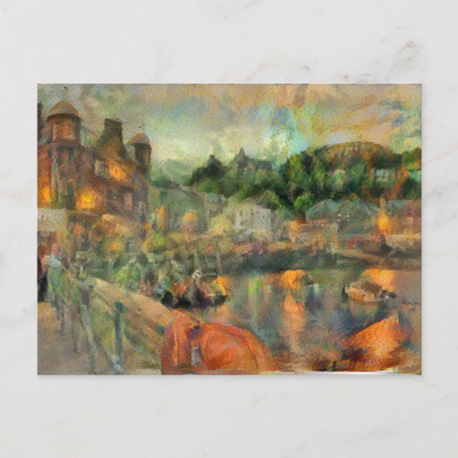 Impressionist Oban Holiday Postcard (Front)