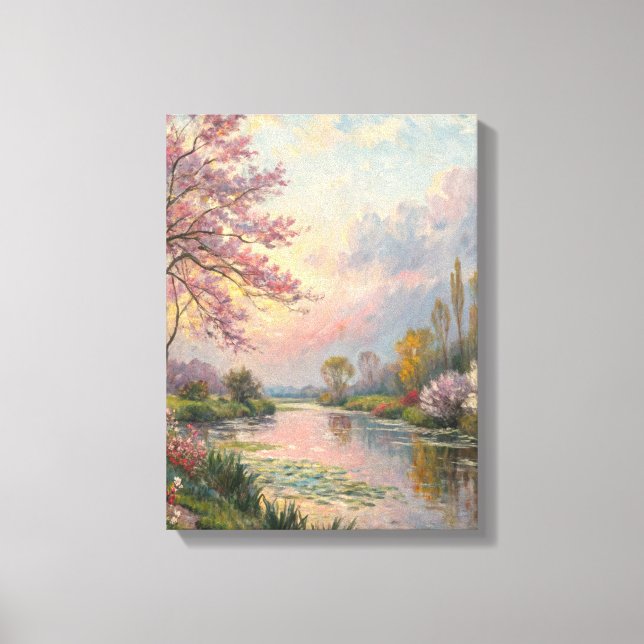 impressionist painting canvas print (Front)