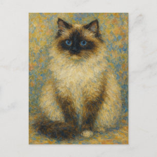 Impressionist Ragdoll Postcard