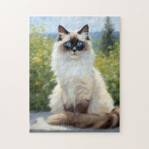 Impressionist Serenity The Ragdoll Jigsaw Puzzle