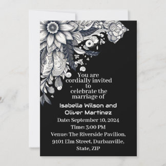 impressionist sun flowers artistic expression invitation