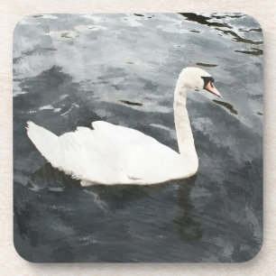 Impressionist Swan Coaster