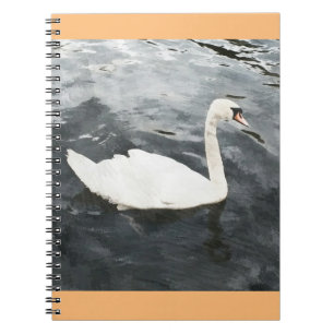 Impressionist Swan Notebook
