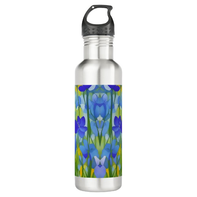 Impressionist Texas Bluebonnets 710 Ml Water Bottle (Front)