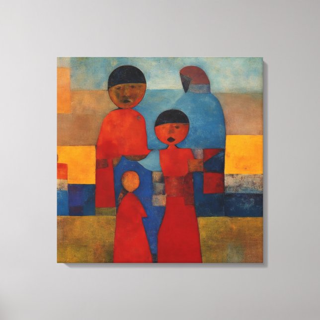 Impressionist The Children’s Choir Canvas Print (Front)