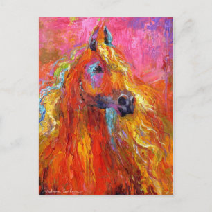 Impressionistic Horse #2 Postcard