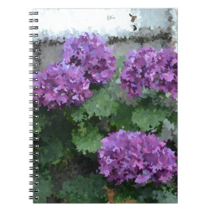Impressionistic Hydrangea Notebook