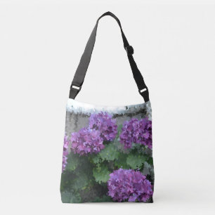 Impressionistic Hydrangeas Crossbody Bag