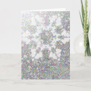 Impressionistic Snowflake Holiday Card