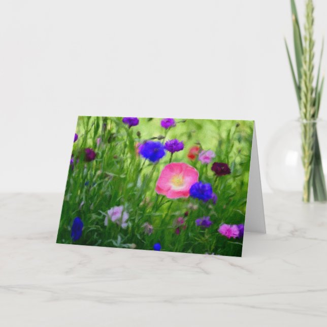 Impressionistic Spring Scene Card (Front)