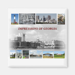 Impressions of Georgia, USA Magnet