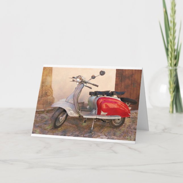 Impressitaly Lambretta Scooter Card (Front)