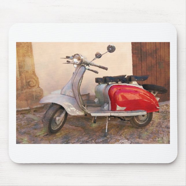 Impressitaly Lambretta Scooter Mouse Mat (Front)