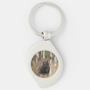 Impressive Bull Moose Key Ring