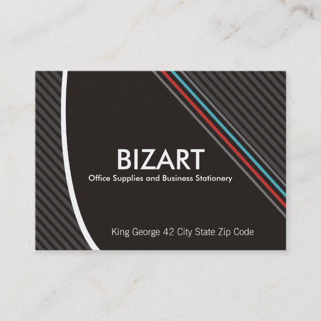 Impressive Business Cards-Chabby Business Card (Front)