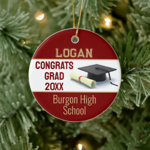 Impressive Graduation  Ceramic Tree Decoration