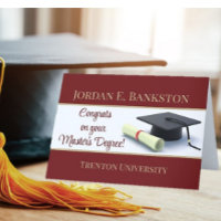 Impressive Master's Degree! Graduation