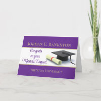 Impressive Master's Degree! Graduation
