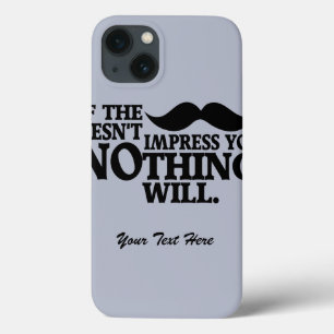 Impressive Moustache custom colour iPad case