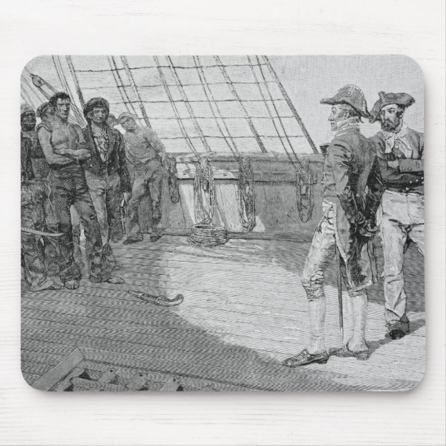 Impressment of American Seamen Mouse Mat (Front)