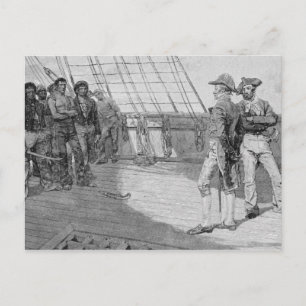 Impressment of American Seamen Postcard