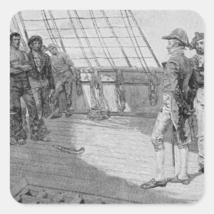 Impressment of American Seamen Square Sticker