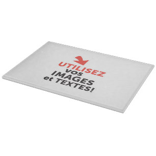 Imprimer vos conceptions en ligne en français cutting board