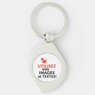 Imprimer vos conceptions en ligne en français key ring