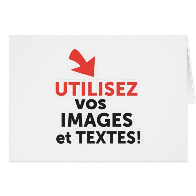 Imprimer vos designs en ligne DIY en Français (Front Horizontal)