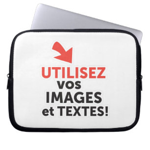 Imprimer vos designs en ligne DIY en Français Laptop Sleeve