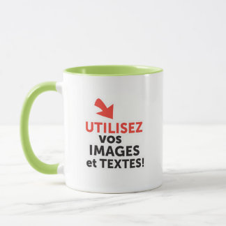 Imprimer vos designs en ligne DIY en Français Mug