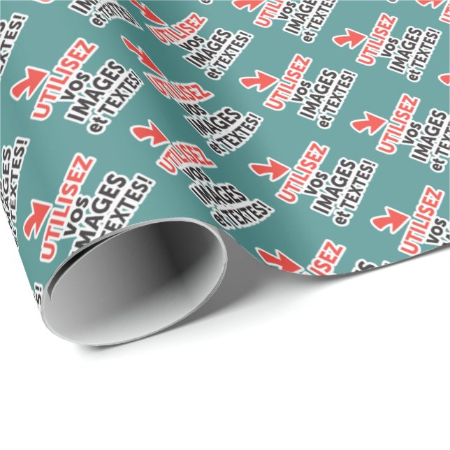 Imprimer vos designs en ligne DIY en Français Wrapping Paper (Roll Corner)